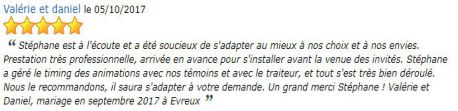 AVIS PRESTATION DJ STANCAMAX