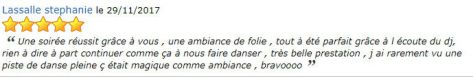 AVIS PRESTATION DJ STANCAMAX