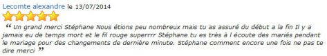 AVIS PRESTATION DJ STANCAMAX