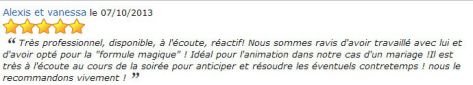 AVIS PRESTATION DJ STANCAMAX