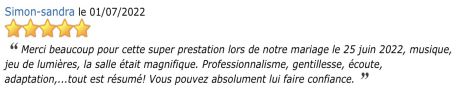 avis prestation DJ Stancamax cliquez pour agrandir l‘avis PRESTATION HENRI 4