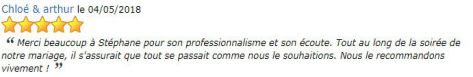 AVIS PRESTATION DJ STANCAMAX