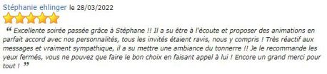 avis prestation DJ Stancamax cliquez pour agrandir l‘avis