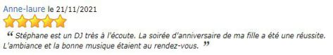 AVIS PRESTATION DJ STANCAMAX