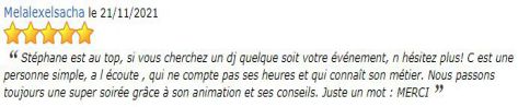 AVIS PRESTATION DJ STANCAMAX