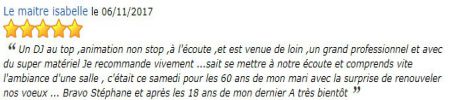 AVIS PRESTATION DJ STANCAMAX