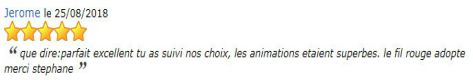 AVIS PRESTATION DJ STANCAMAX