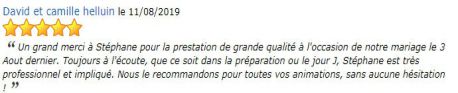 AVIS PRESTATION DJ STANCAMAX CHATEAU DOMAINE ARGERONNE LA HAYE MALHERBE