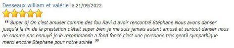 AVIS PRESTATION DJ STANCAMAX