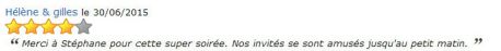 AVIS PRESTATION DJ STANCAMAX