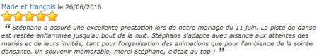 AVIS PRESTATION DJ STANCAMAX