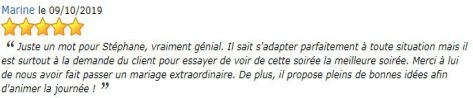 AVIS PRESTATION DJ STANCAMAX