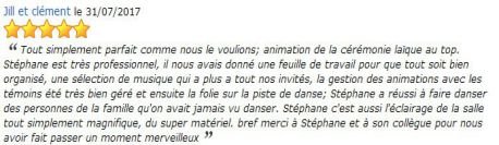 AVIS PRESTATION DJ STANCAMAX